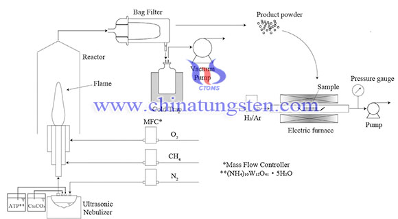 Flame assisted spray synthesis picture